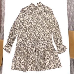 Floral Long Sleeve miniDress